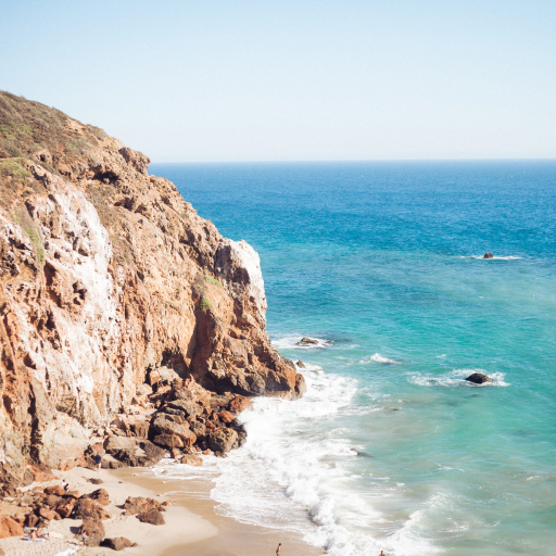 Cliff in Malibu